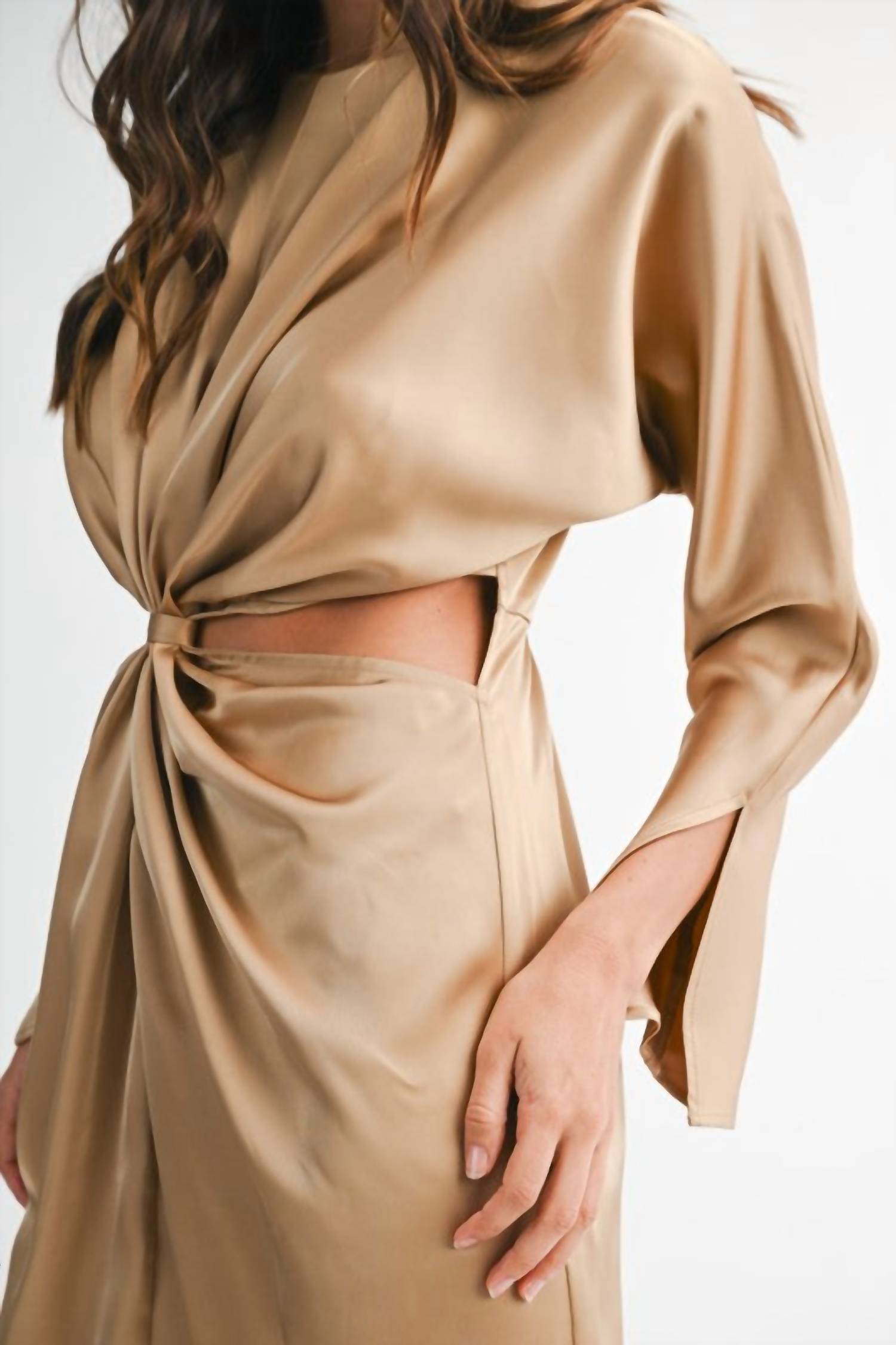 MABLE Ruby Dress in beige - women's dress - view 5