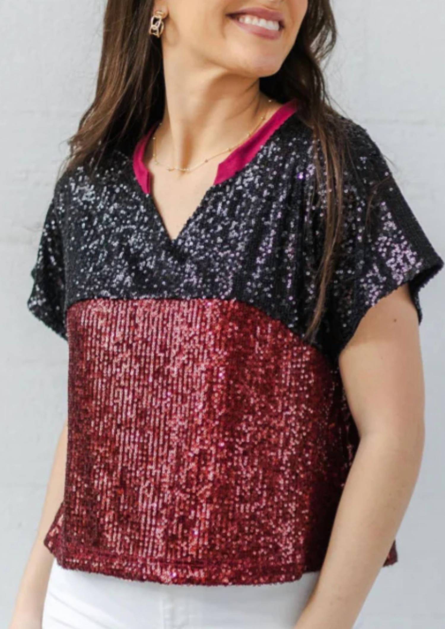 Mary Square - Diane Sequin Top