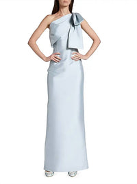 Sachin & Babi - Bonnie Satin One-shoulder Gown