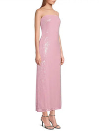 Hutch - Elena Strapless Sequin Column Maxi Dress