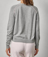 Lilla P - Saddle Sleeve V-neck Cardigan