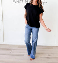 Risen - Mid Rise Tc Straight Jeans