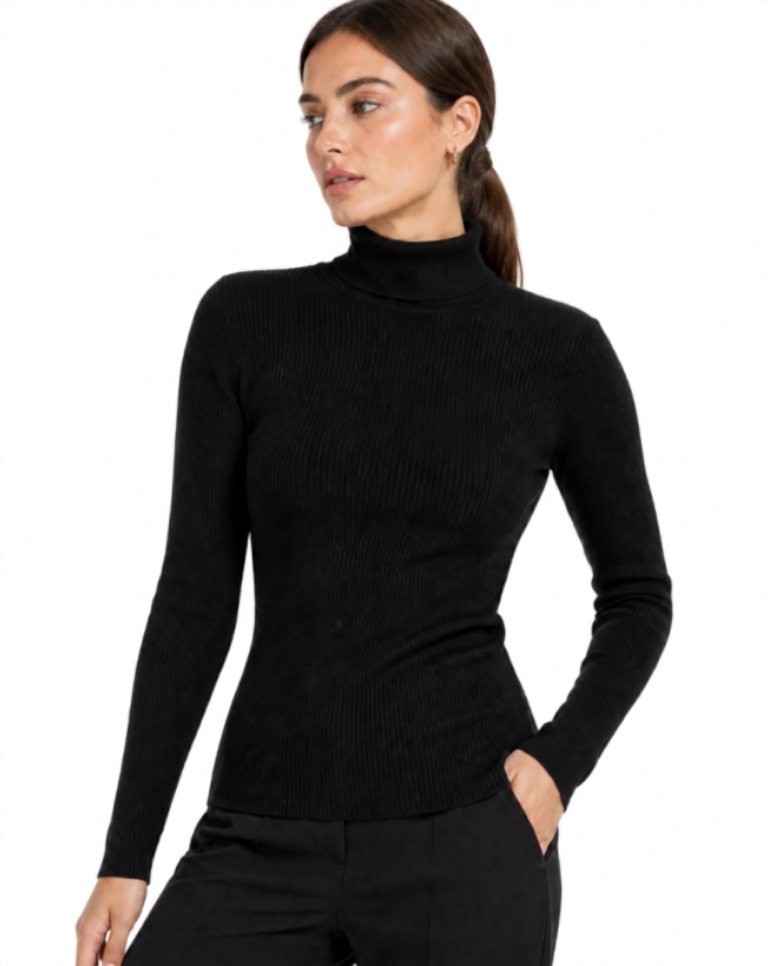 The Athletic Side Of Us - Osa's Turtleneck Sweater – Ribbed Sustainable Knit