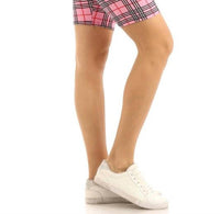 Love It - Plaid Biker Babe Shorts