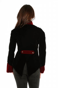 Orchid Bloom - Gothic Velvet Jacket