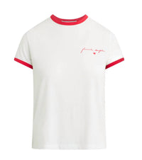 Favorite Daughter - Women's Signature Chest Logo Ringer Tee