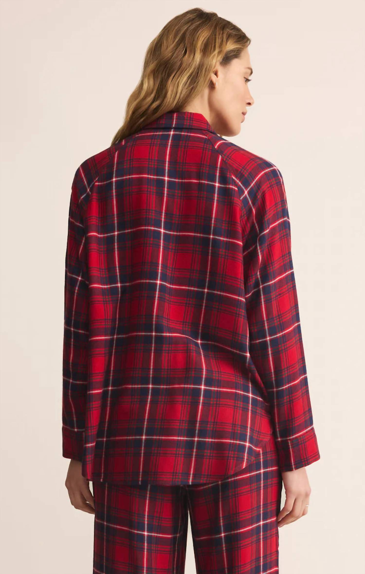 Z Supply - River Plaid Button Up Top