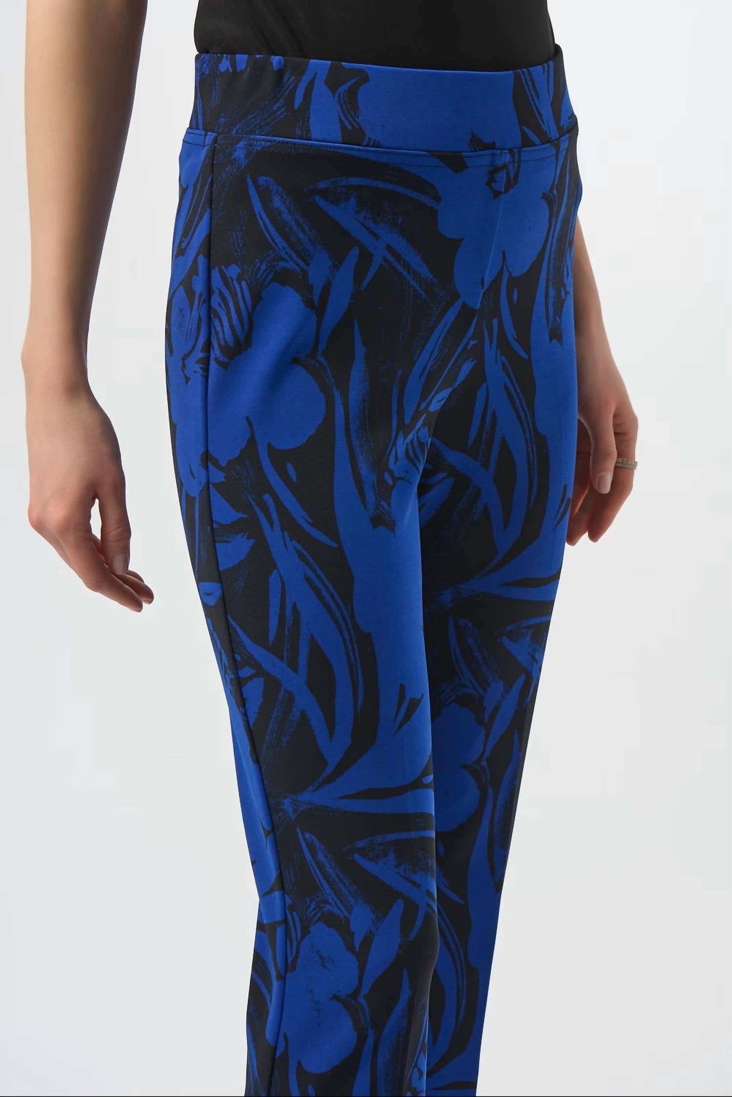 Joseph Ribkoff - Floral High Waisted Trousers