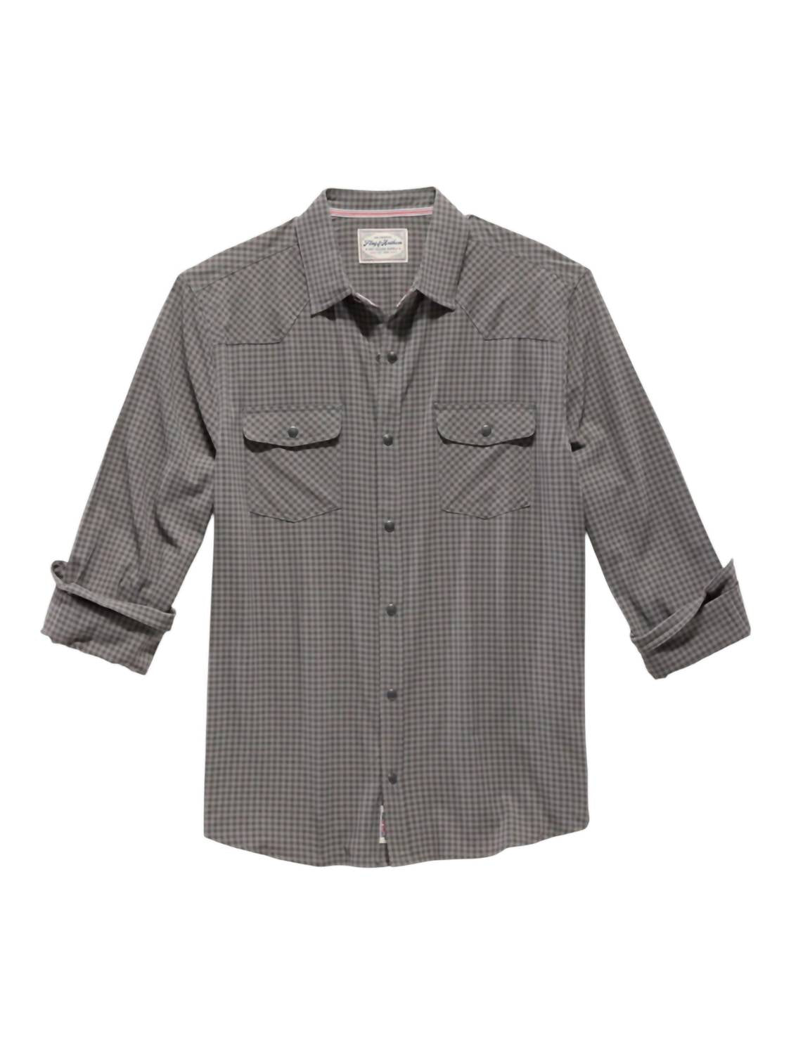 Flags & Anthem - Brockton Long Sleeve Performance Button Down Shirt