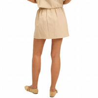 The Greii - Women's Sporty Chic Piping Detail Skirt