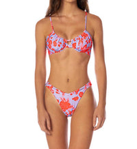 MAAJI Reversible Waikiki Regular Rise Double V Bikini Bottom in lavender dream - women's swimwear