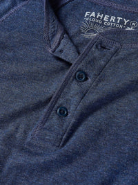 Faherty - Men's Long Sleeve Cloud Henley Top