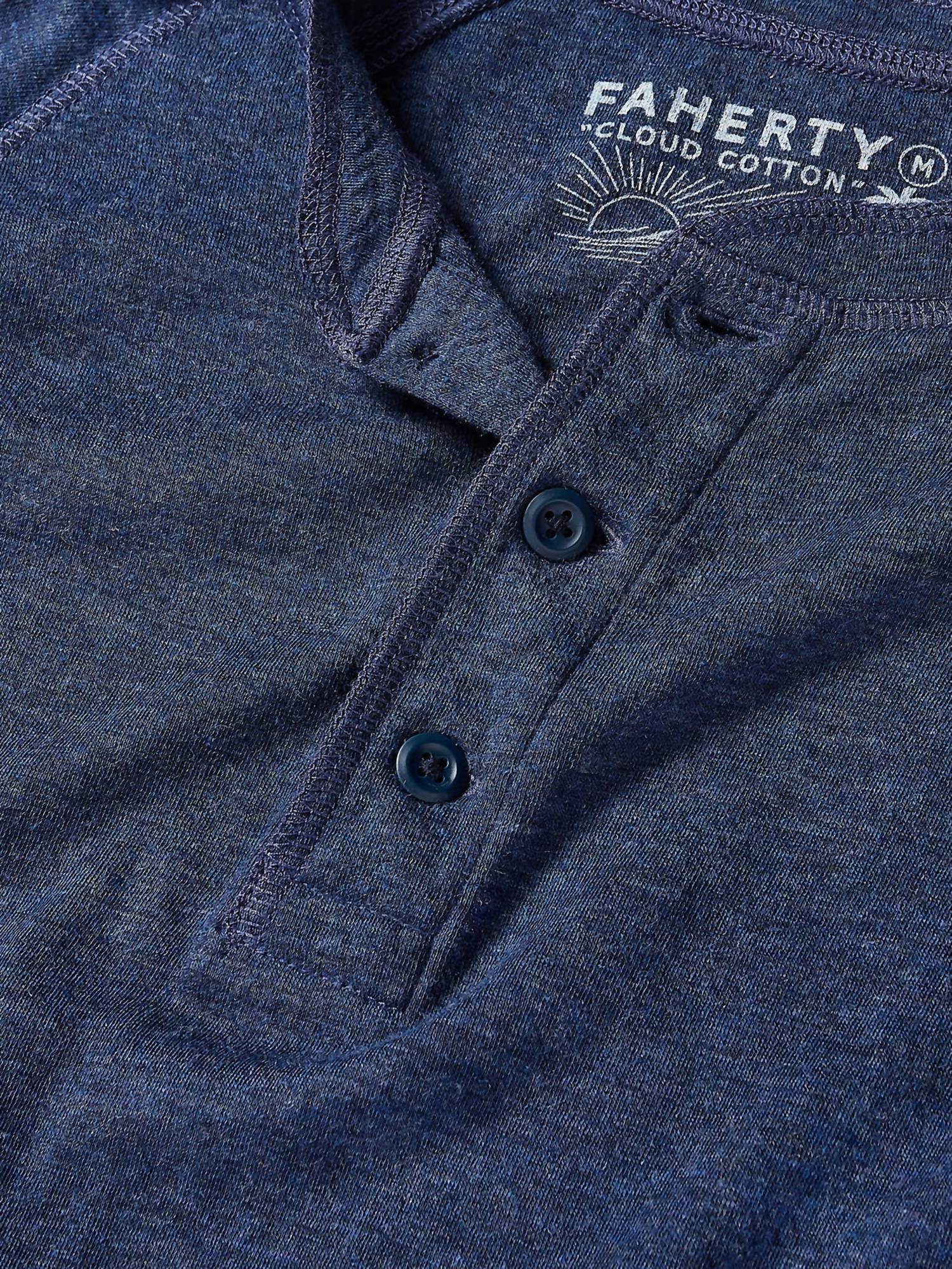 Faherty - Men's Long Sleeve Cloud Henley Top