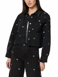 Habitual - Embellished Cropped Jean Jacket