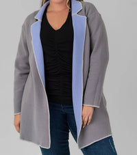 Nic + Zoe - Cool Nights Reversible Knit Jacket - Plus