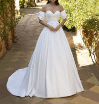 Cosmobella - Satin Strapless Princess Gown