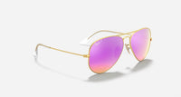Ray Ban - Women's Rb3025 Aviator Flash Lenses Sunglasses