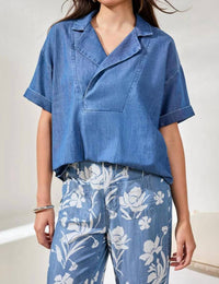 Tribal - Flowy Popover Shirt