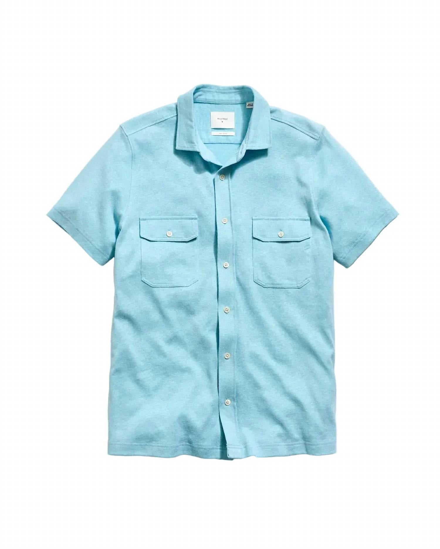 Billy Reid - Short Sleeve Hemp Cotton Knit Shirt