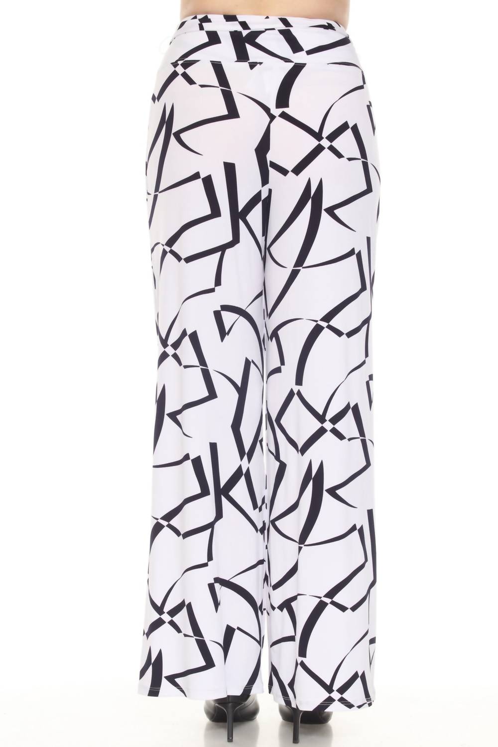 Joseph Ribkoff - Geometric Belted Wide Leg Pants