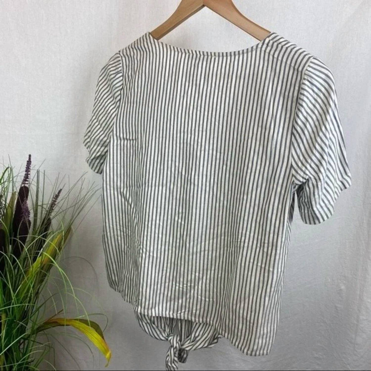 Madewell - Novel Tie-front Top