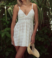Kilo Brava - Geo Lace Babydoll Chemise