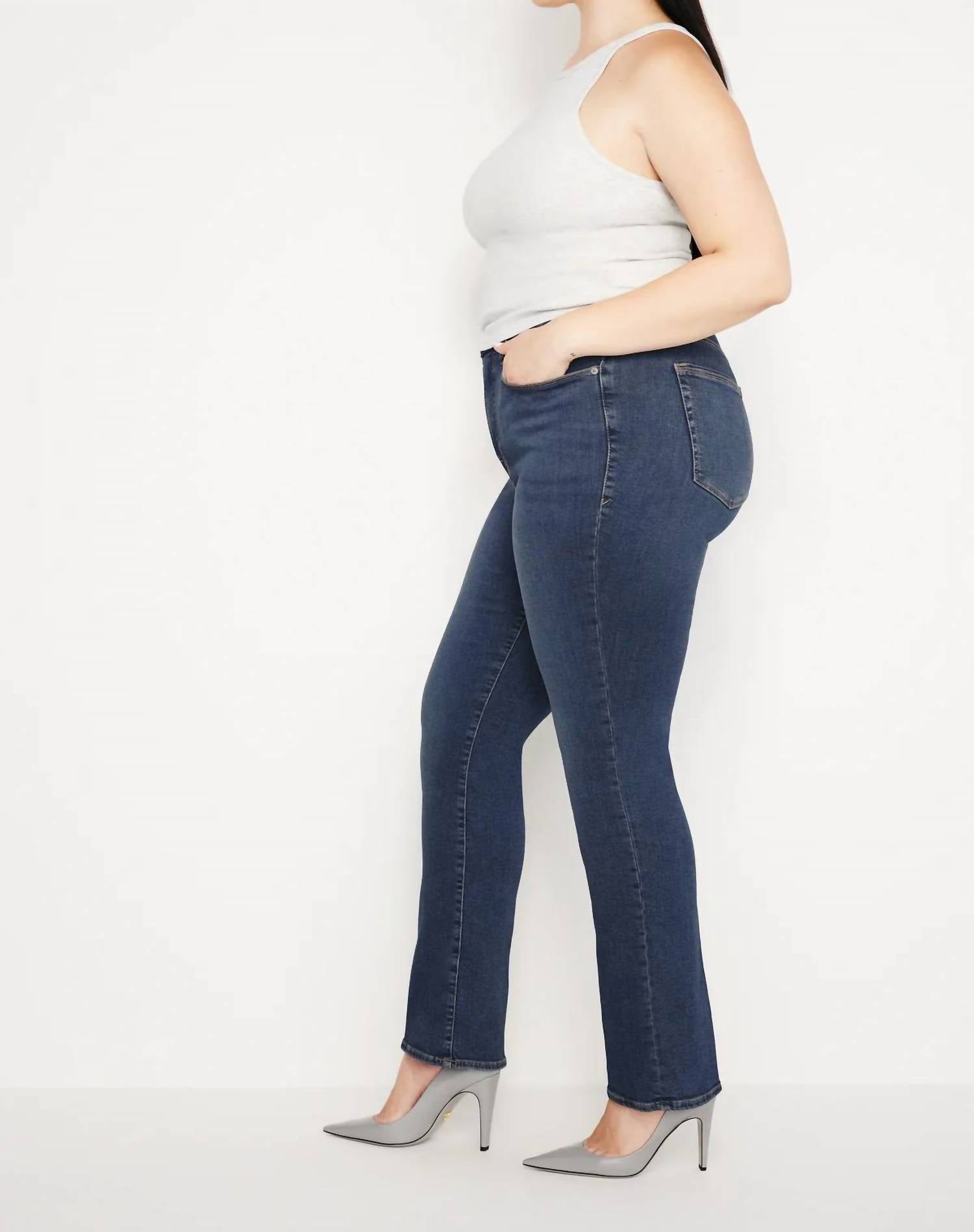 Good American - Good Legs Straight Jeans