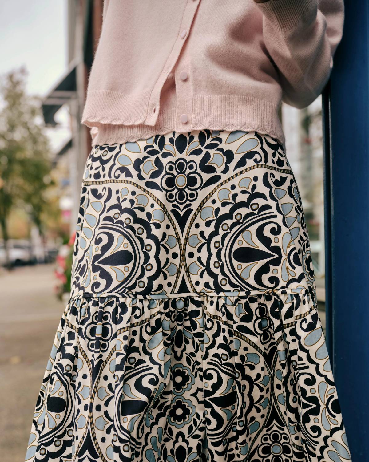 Cartolina Nantucket - Flor Medallion Emma Midi Skirt