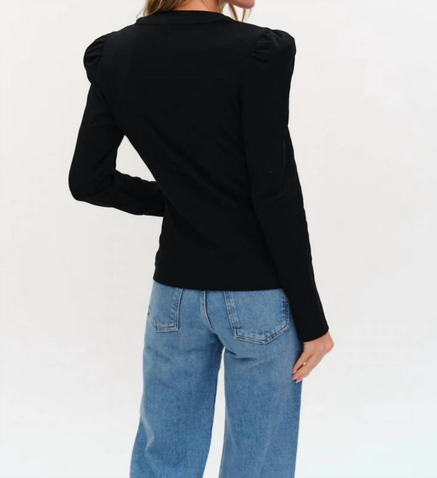 Six/Fifty - Emily Long Sleeve Ribbed Top