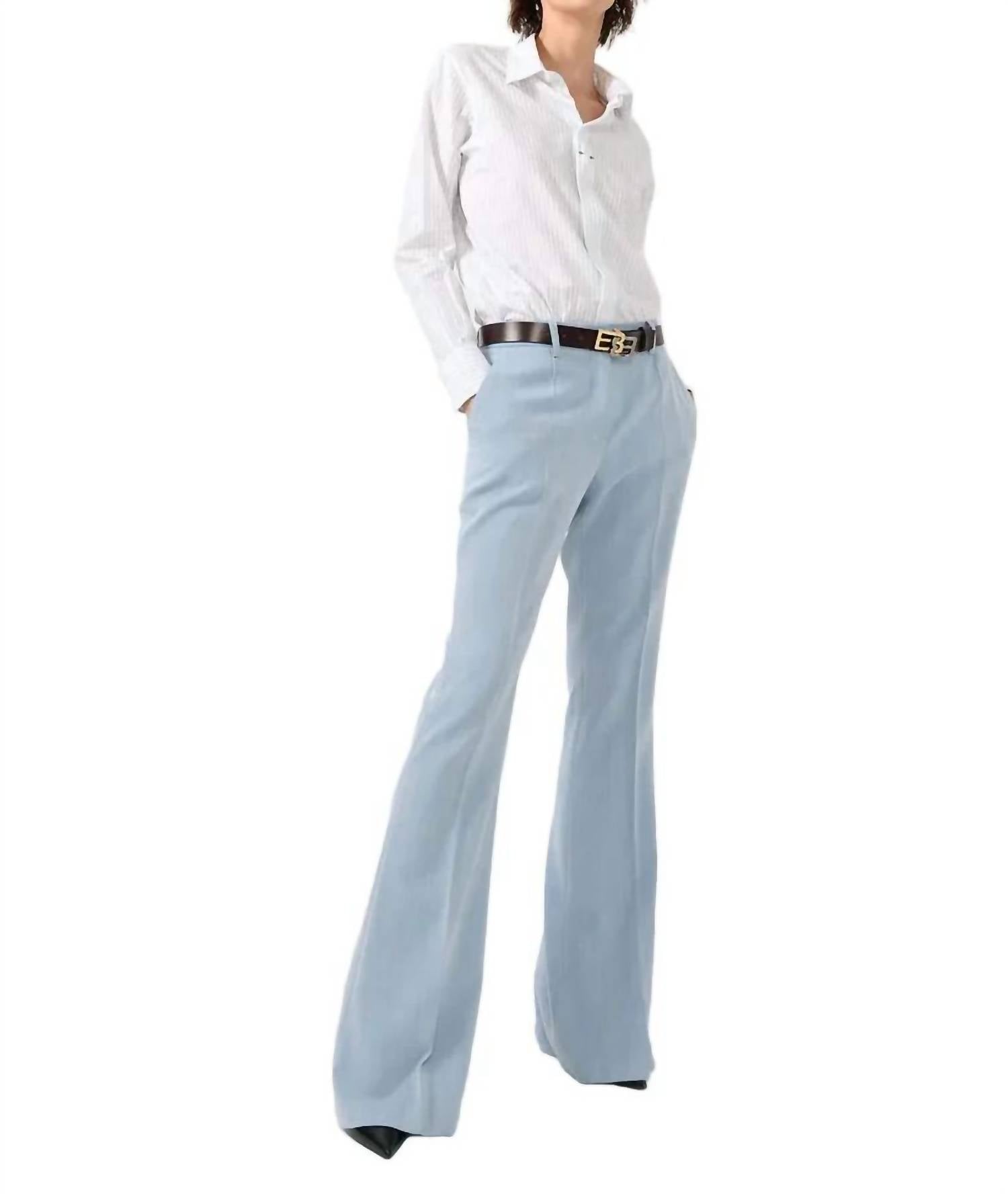 Barbara Bui - Herringbone bootcut trouser