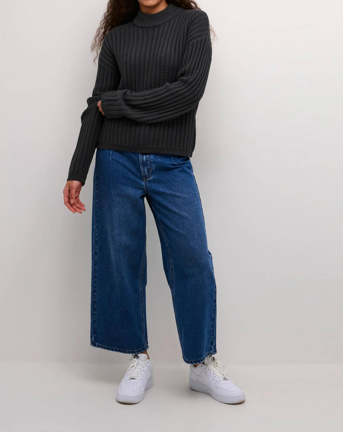 Kaffe - Kabess Crew Neck Long Sleeve Pullover