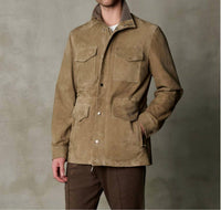 Sannino Napoli - Linen Field Suede Leather Jacket