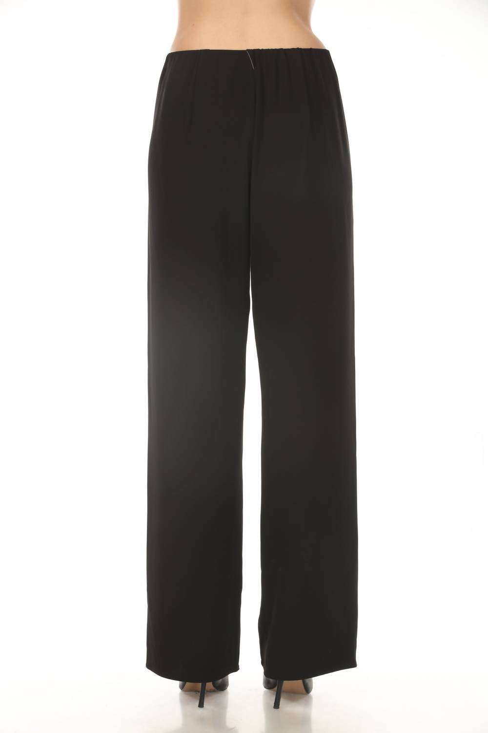 Joseph Ribkoff - Pull On Twill Wide Leg Pants