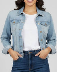 Pine Apparel - Denim Cuffed Jacket
