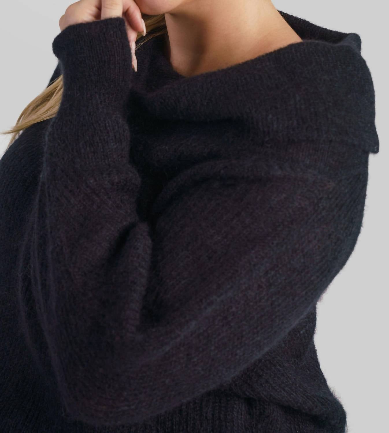 Maison Montagut - Caelie Mohair Bardot Sweater - Plus