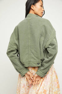 Free People - Florence Quilted Bomber Jacket