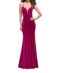 VELVET MERMAID DRESS