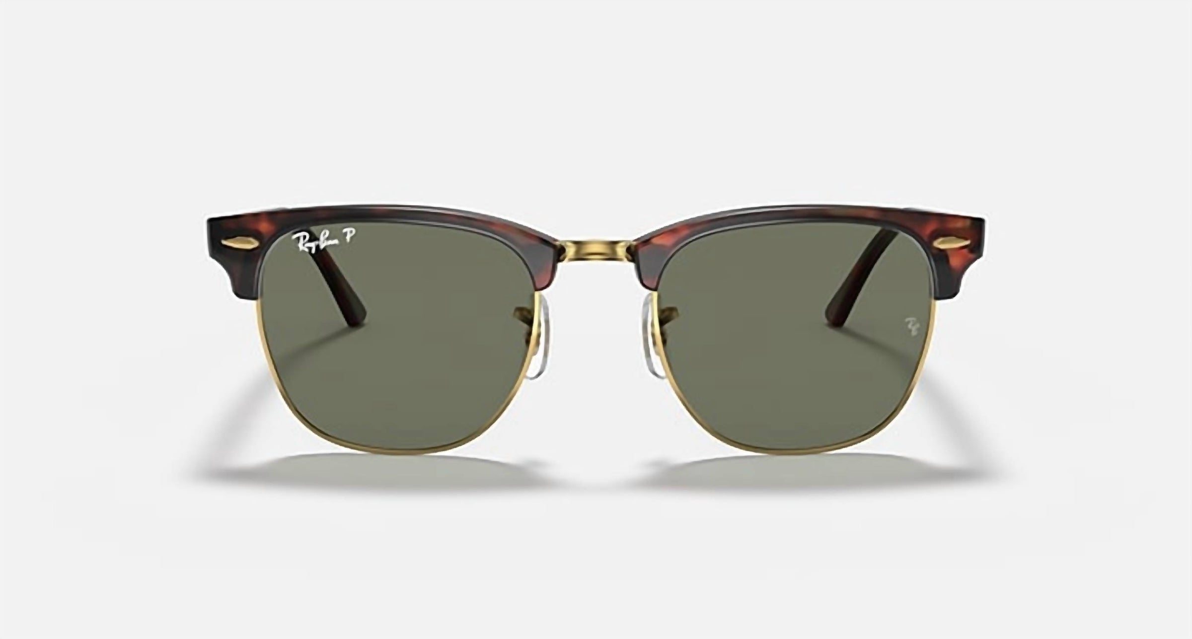 Ray Ban - Clubmaster Classic Large Polarized Sunglasses Rb3016 990/58