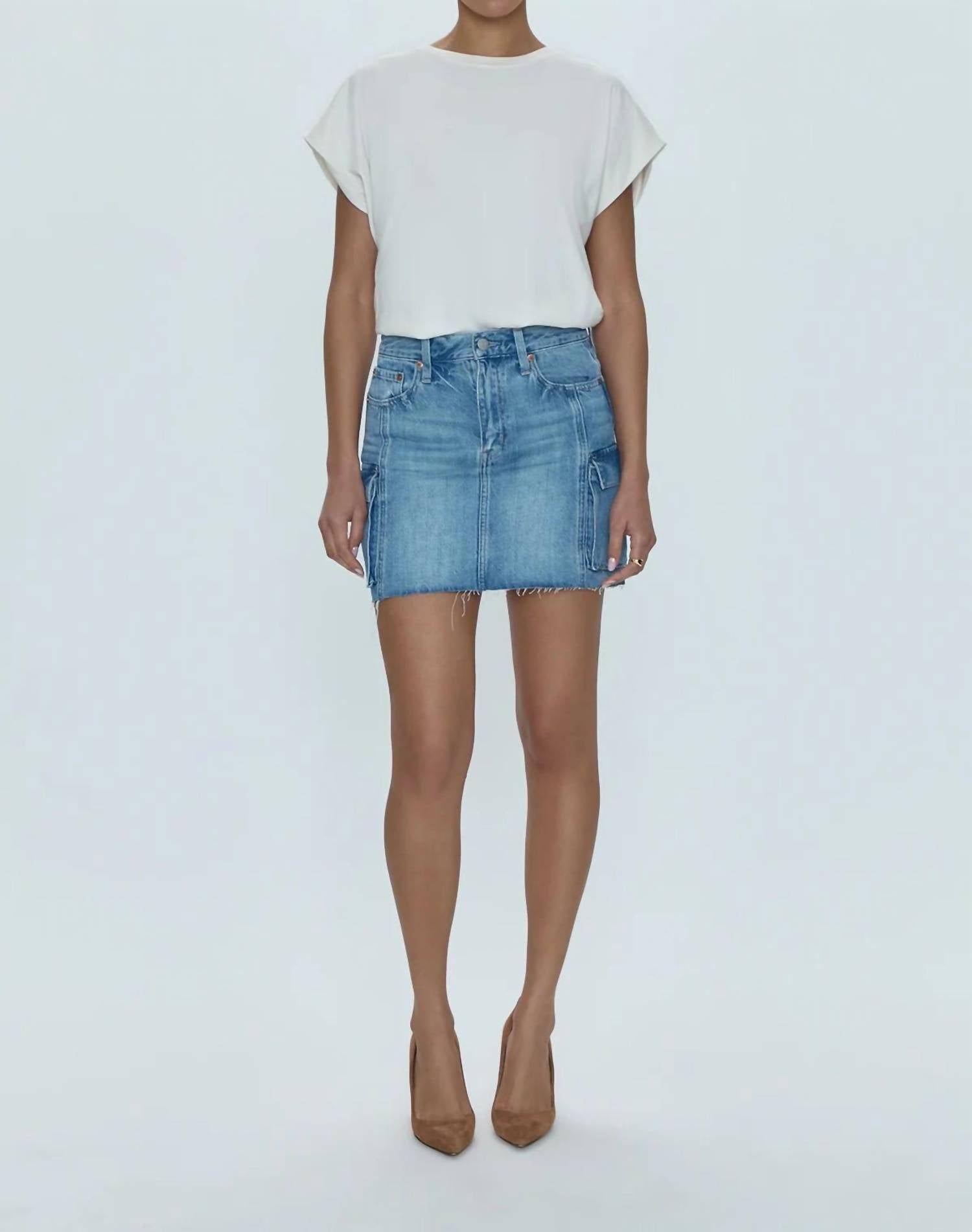 Pistola - Rhea Mid Rise Mini Skirt