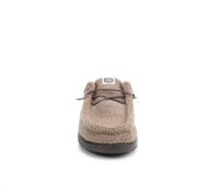 HEY DUDE Men's Wally Slip Sherpa Shoes in timberwolf - men's loafer - alternate view