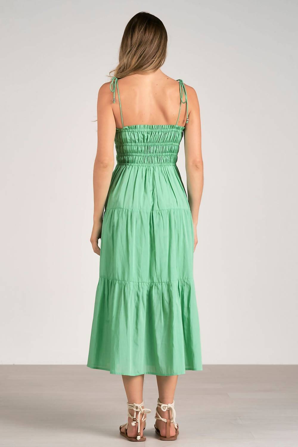 Elan - Smocked Midi Dress