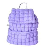 Lil Darlings Women's Puffer Backpack in lavender - women's bag