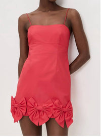 Loveshackfancy - Kennedi Bow Mini Dress