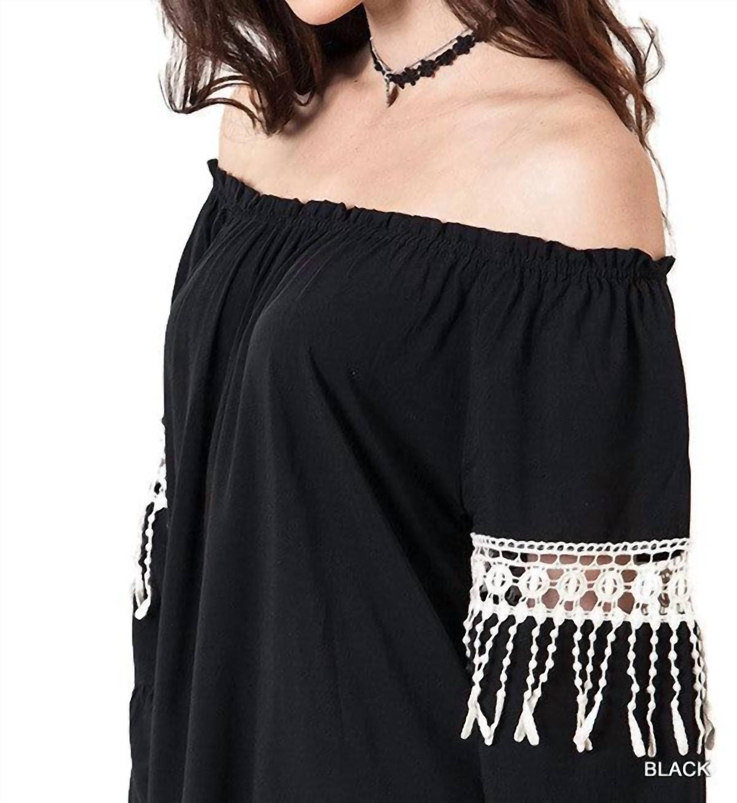 Umgee - Bell Sleeve Boho Chic Dress