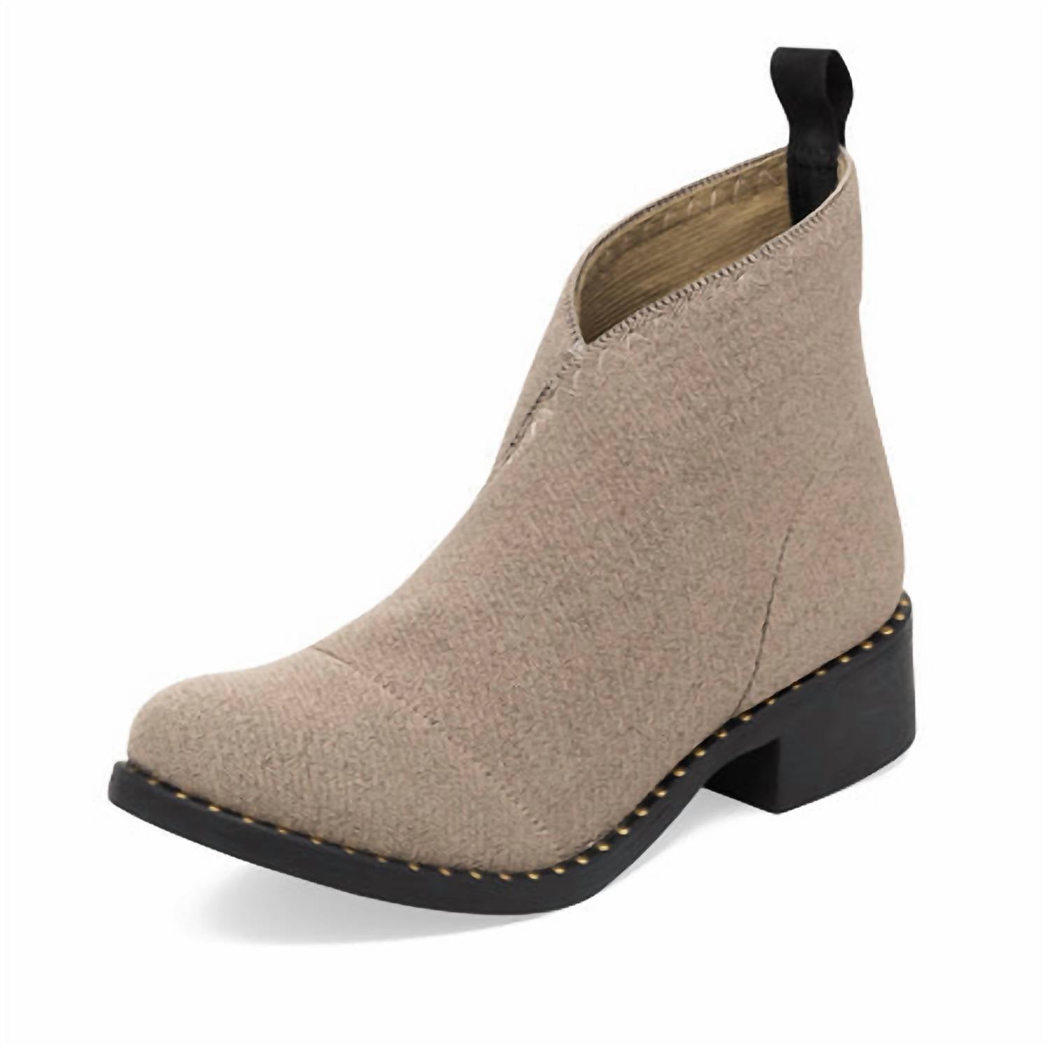 CHARLESTON SHOE CO. Women's Barcelona Ankle Boots in falcon - women's shoe