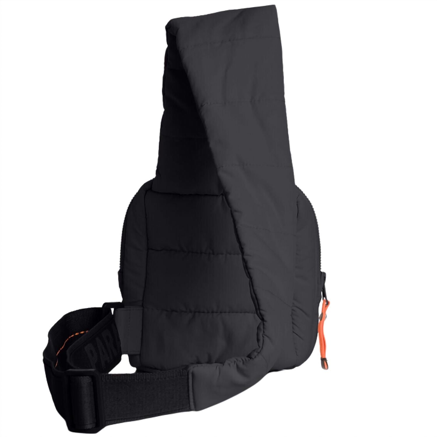 PARAJUMPERS Women's One Shoulder Puffer Bag in black - women's bag - alternate view