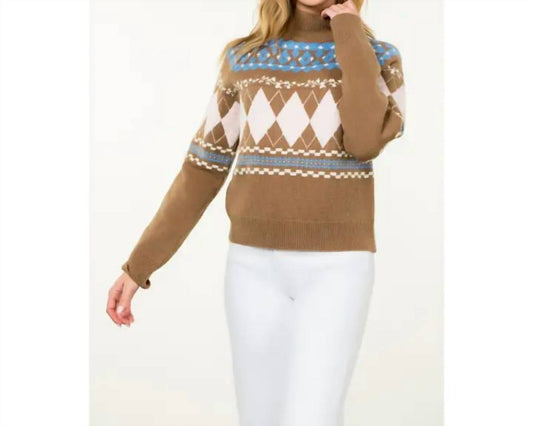 Thml - Fair Isle Argyle Sweater