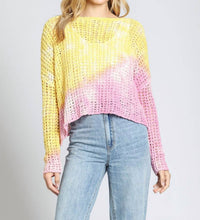 Apny - Ombré Open Stitch Cotton Blend Sweater