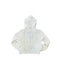 Flowers By Zoe - Girls' Cable Zip Hoodie Sweater