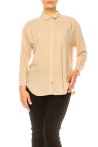 Grand & Greene - Double-fabric Long Sleeve Shirt